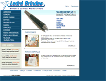 Tablet Screenshot of ledrebrindes.com.br